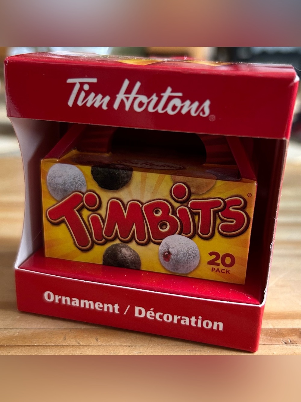Tim Hortons 20 pack Timbits Ornament, 2014 Christmas Tree Collectibles